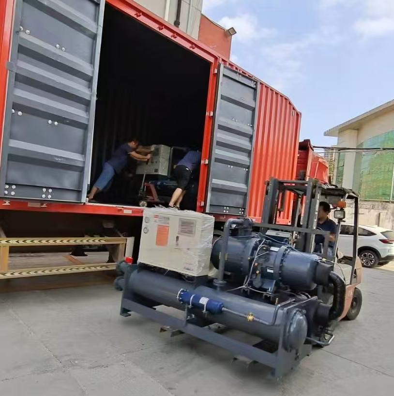 中央空调水冷螺杆机配风柜案例